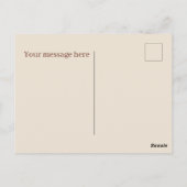 かわいいブルーベリーマフィン追加文字 ポストカード (裏面)