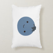 かわいいブルーベリー アクセントクッション (正面(垂直))