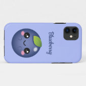 かわいいブルーベリー Case-Mate iPhoneケース (裏面(横))