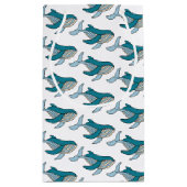 かわいいブルーボーイズクジラ スモールペーパーバッグ (裏面)