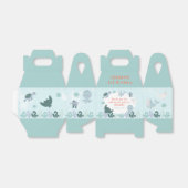 かわいいブルーボーイズザシーウォーター誕生日 フェイバーボックス (折り畳みなし)