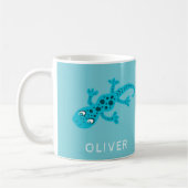 かわいいブルーリザードゲッコの名前子供へmag コーヒーマグカップ (左)
