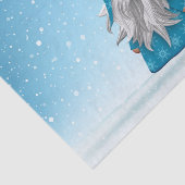 かわいいブルー格言オンスノー 薄葉紙 (詳細)