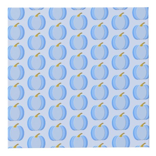 かわいいブルー男の赤ちゃんカボチャ誕生のお知らせ フォトキューブ (右)