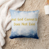 かわいいブルー装飾用クッションと聖なる書物、 経典 クッション (ブランケット)