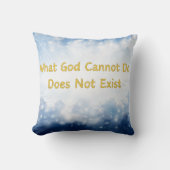 かわいいブルー装飾用クッションと聖なる書物、 経典 クッション (正面)