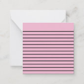 かわいいブルー 親愛なるサンタ クリスマス ノートカード (裏面)