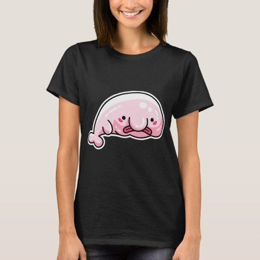 かわいいブロブフィッシュ Tシャツ (正面)