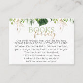 かわいいブロントサウルス恐竜が本のインサートを持ってくる エンクロージャーカード (正面)