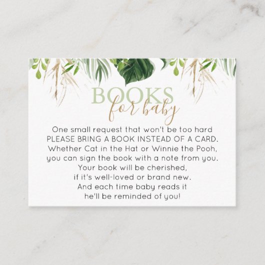 かわいいブロントサウルス恐竜が本のインサートを持ってくる エンクロージャーカード (正面)