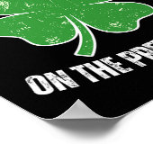 かわいいブロンドに指名権 Funny St Patricks Day Co ポスター (角)