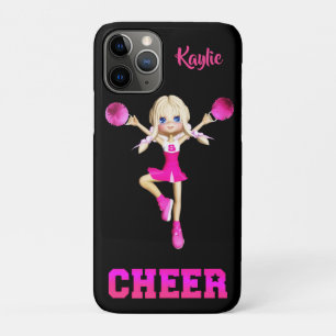 かわいいブロンドのチアリーパーソナライズされたダー iPhone 11 PROケース