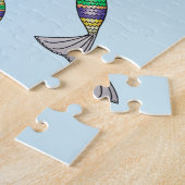 かわいいブロンドマーメイドサンダー_コーブ ジグソーパズル (側面)