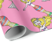 かわいいブロンドマーメイドサンダー_コーブ ラッピングペーパー (ロールコーナー)