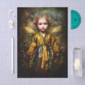 かわいいブロンド魔法の子フェアリーEG6Lデコページ 薄葉紙 (クラフト)