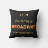 かわいいブロードウェイライジングスター クッション (裏面)