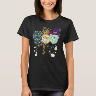 かわいいブーおばけガーデニングハロウィンガーデナーガーデン Tシャツ