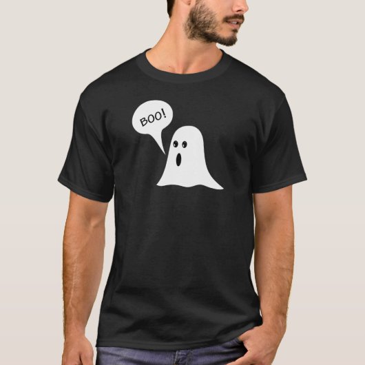 かわいいブーおばけハロウィン Tシャツ (正面)
