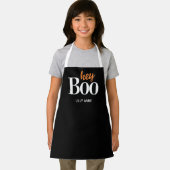 かわいいブーのハロウィーンの衣装パーソナライズされた|過去記事 エプロン (インサイチュ)