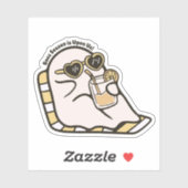 かわいいブーズシーズンはアメリカの幽霊ハロウィン シール (シート)