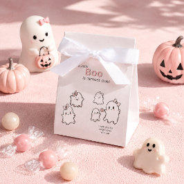 かわいいブーパステルピンクハロウィン フェイバーボックス