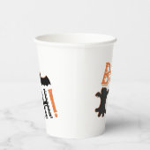 かわいいブーヤハロウィーン紙カップ 紙コップ (右)