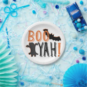 かわいいブーヤハロウィーン ペーパープレート (パーティー)