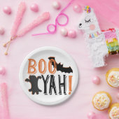 かわいいブーヤハロウィーン ペーパープレート (パーティー)