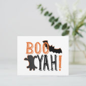 かわいいブーヤハロウィーン ポストカード (スタンド正面)