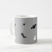 かわいいブー幽霊コーヒーマグ コーヒーマグカップ (正面左)