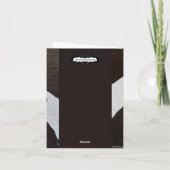 かわいいブー幽霊ハロウィングリーティングカード カード (裏面)