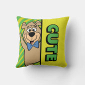 かわいいブー熊 クッション (裏面)