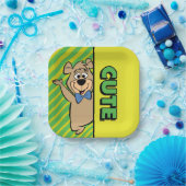 かわいいブー熊 ペーパープレート (パーティー)