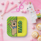 かわいいブー熊 ペーパープレート (パーティー)