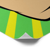 かわいいブー熊 ポスター (角)