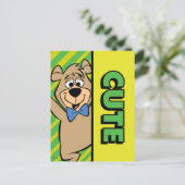 かわいいブー熊 ポストカード (スタンド正面)