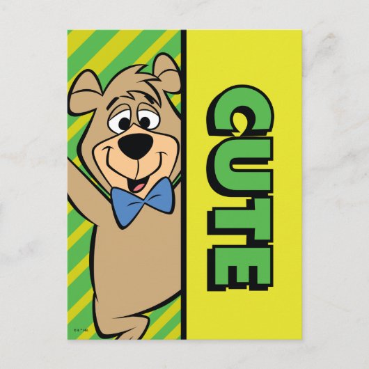 かわいいブー熊 ポストカード (正面)