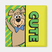 かわいいブー熊 マグネット (正面)