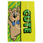 かわいいブー熊 ミディアムペーパーバッグ (裏面)