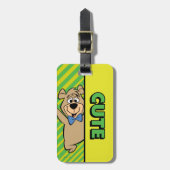 かわいいブー熊 ラゲッジタグ (正面縦)