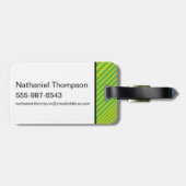 かわいいブー熊 ラゲッジタグ (裏面横)