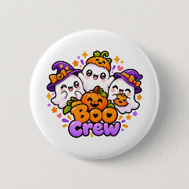 かわいいブー+クルー+ハロウィン+ボタン 缶バッジ