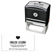 かわいいプライベート先生のロ連絡ゴ セルフインキングスタンプ (インサイチュ)