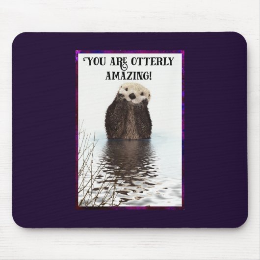 かわいいプリンと甘いプリン マウスパッド (正面)