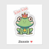かわいいプリンスカエル シール (シート)
