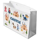かわいいプリンスプリンセス城 ラージペーパーバッグ (裏面アングル)