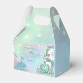 かわいいプリンセスおとぎ話誕生日 フェイバーボックス (裏面サイド)