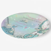 かわいいプリンセスおとぎ話誕生日 ペーパープレート (アングル)