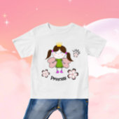 かわいいプリンセスちゃん ベビーTシャツ