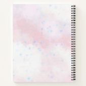 かわいいプリンセスとキャリッジパーソナライズされたノート ノートブック (裏面)